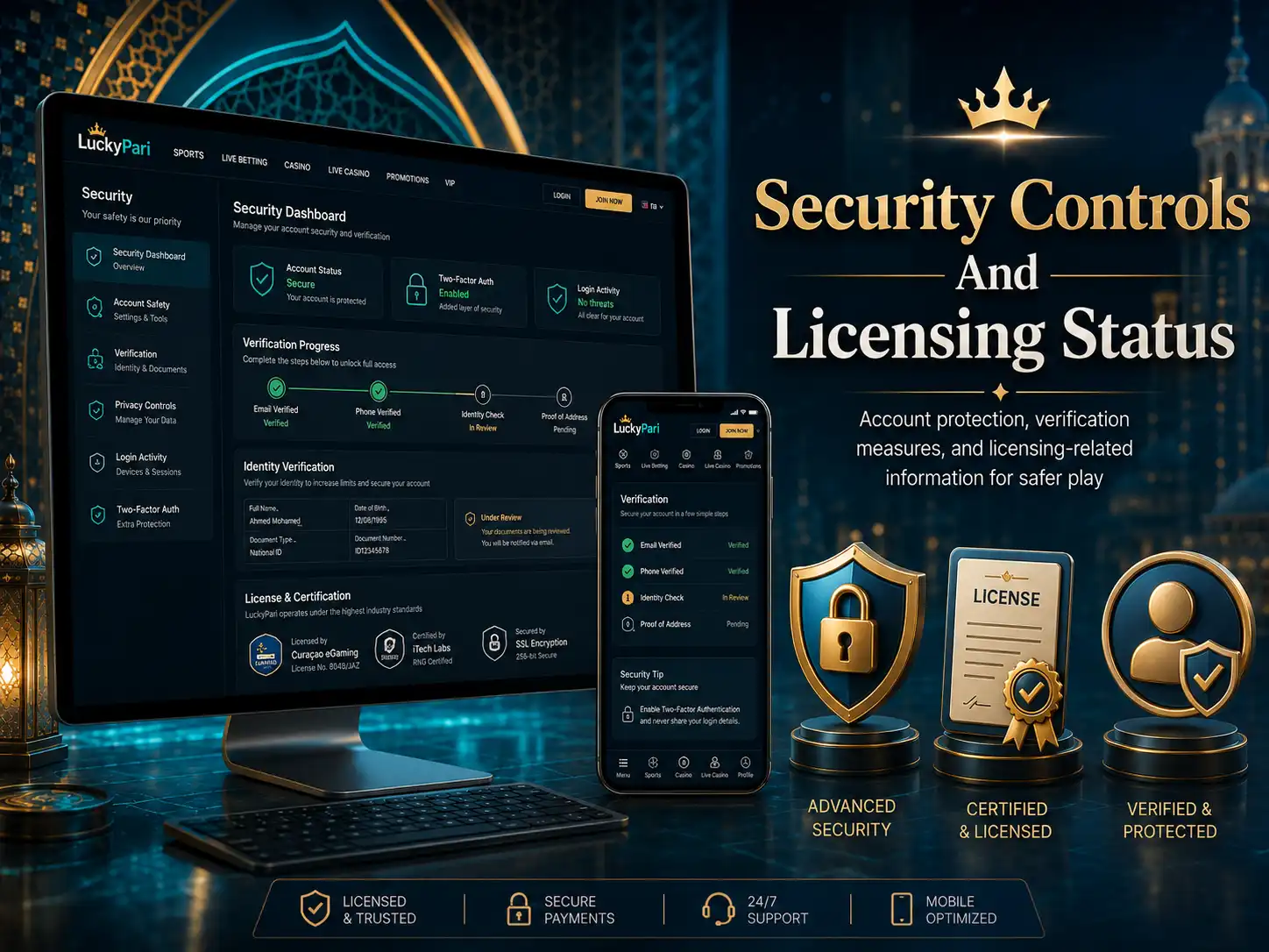 Security Controls And Licensing Status