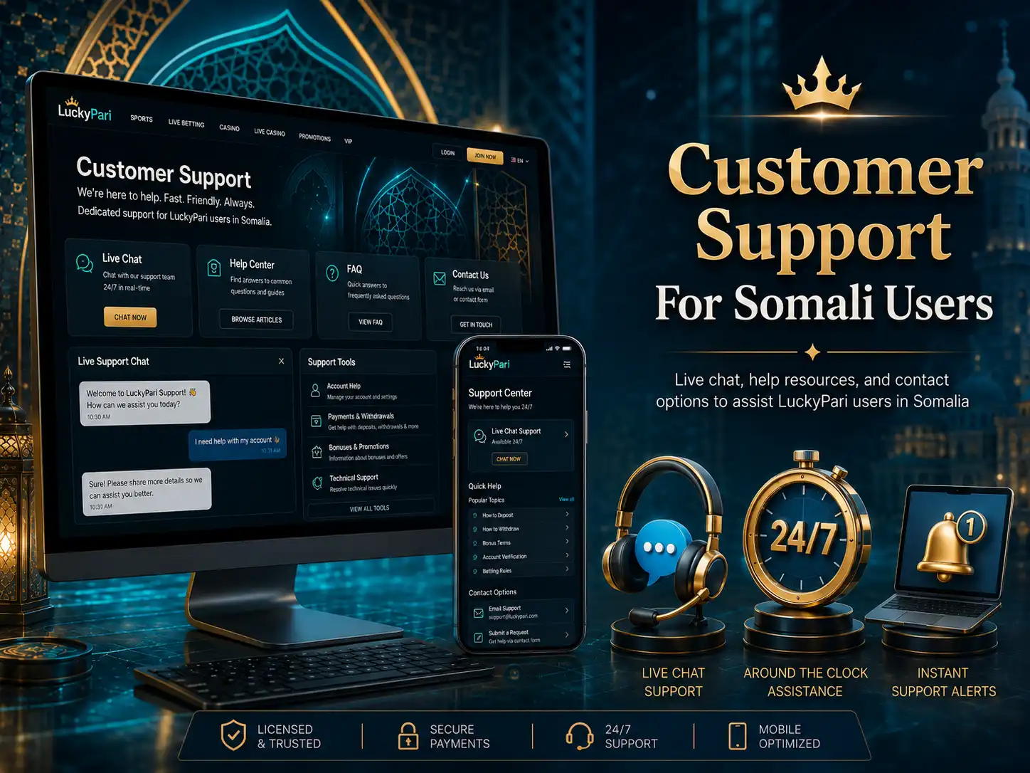 Customer Support For Somali Users